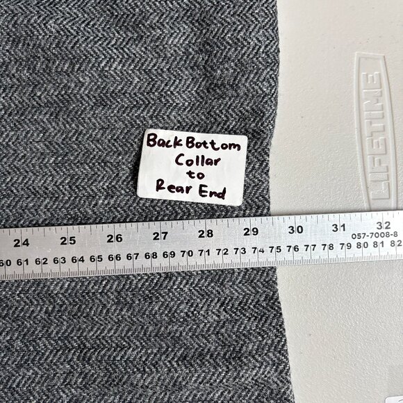 J Crew Ludlow Wool Cotton Herringbone Moon Blazer Sport Coat - Men's Size 38R - Picture 12 of 13